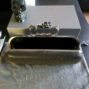 Alexander McQueen Black Skull Knuckle Duster!!!
